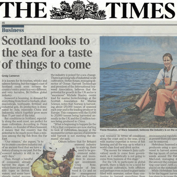 Mara in The Times: "A Taste of Things to Come"