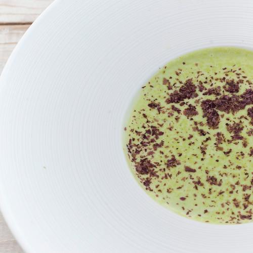 Pea Soup with Dulse Seaweed