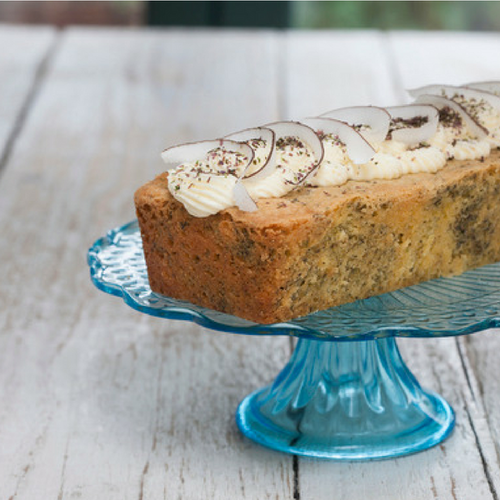 Gluten Free Lemon Polenta Cake with Shony