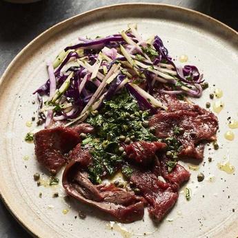 Rare Beef Marinated with Dulse
