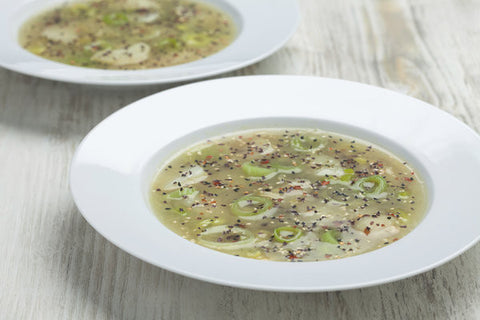 Chicken soup with Mara Seaweed Furikake