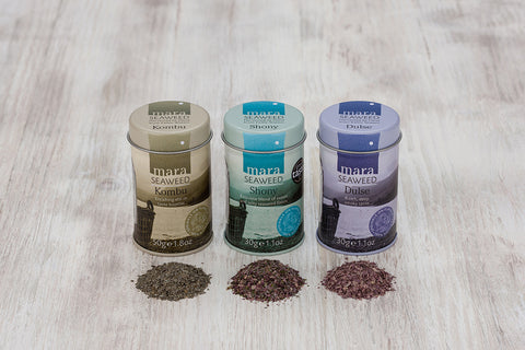 Mara Seaweed Kombu, Dulse and Shony all won Great Taste stars in 2016